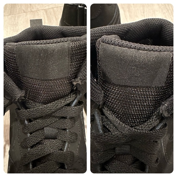 Literally perfect Nike Court Borough Mid 2 PS 'Triple Black’ - Picture 13 of 16